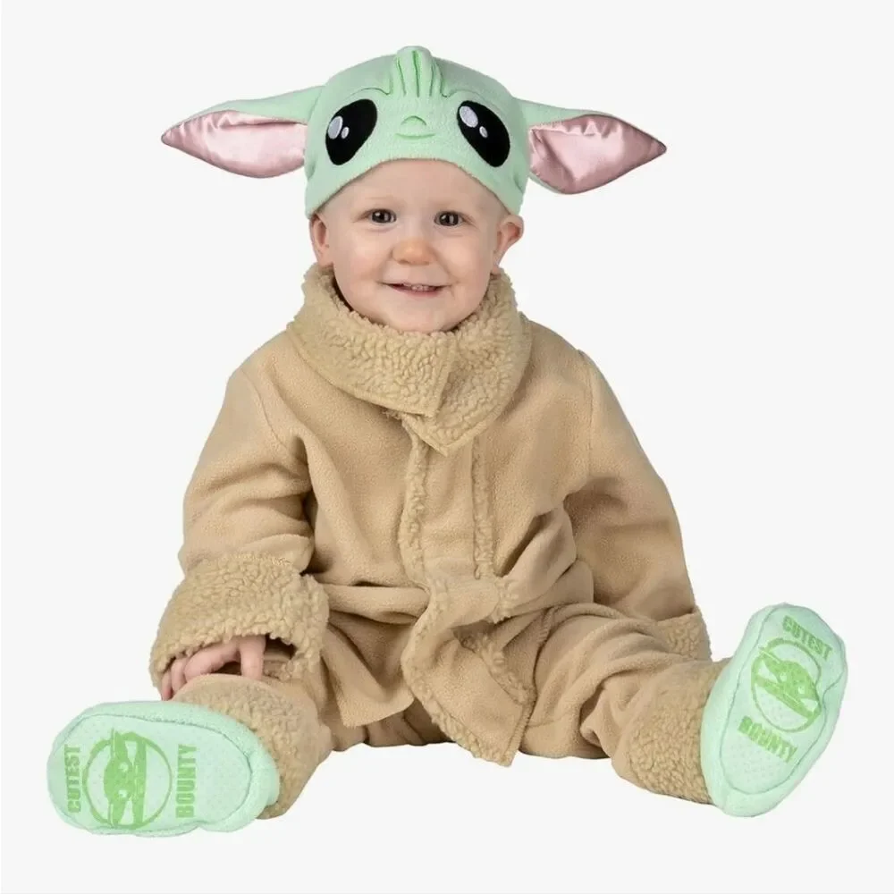 Jazwares Star Wars Grogu Infant Deluxe Halloween Costume 6-12 Months